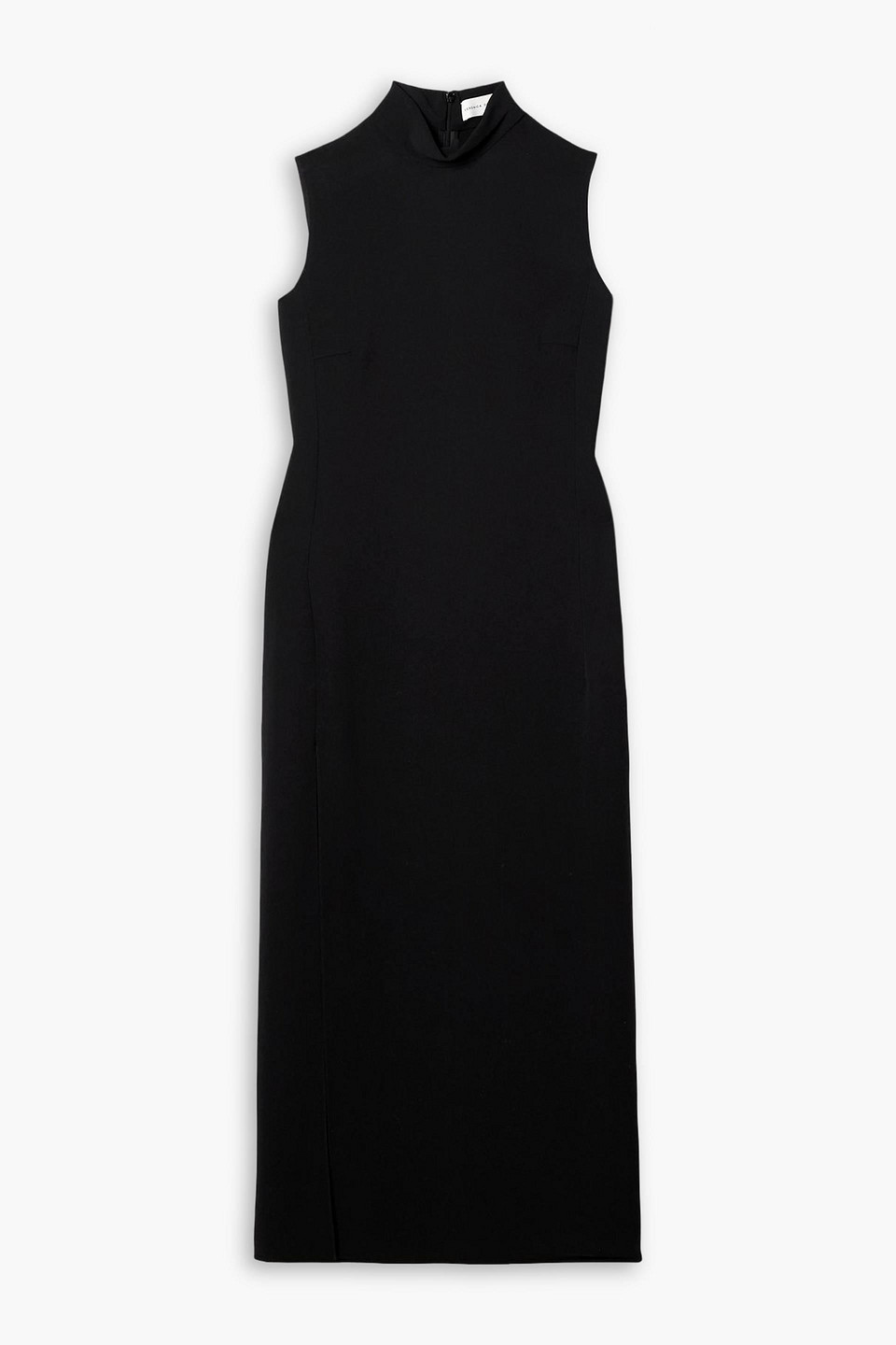 Leah crepe midi dress - Black - IT 42