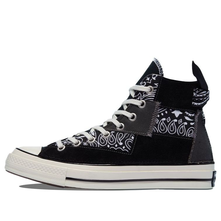 Paisley Print Chuck Taylor All Star 1970s Sneakers Black/White