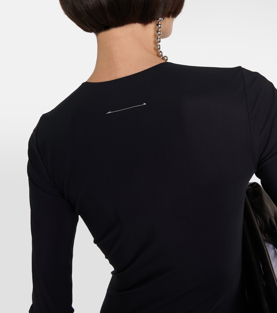 Jersey midi dress