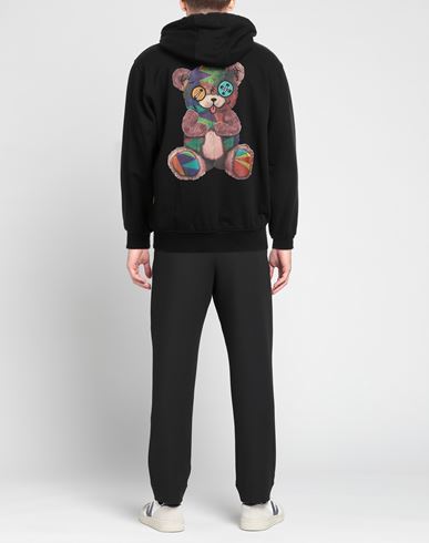 Man Sweatshirt Black Size M Cotton