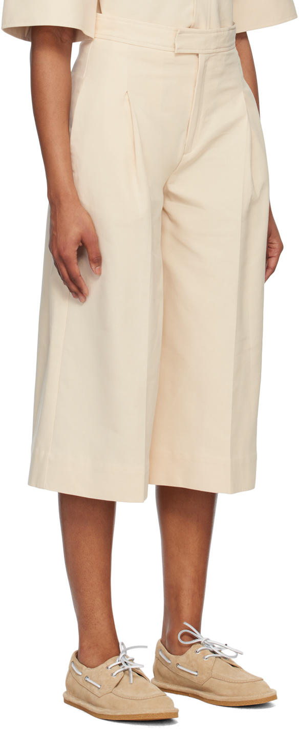 Tan Cotton Board Shorts