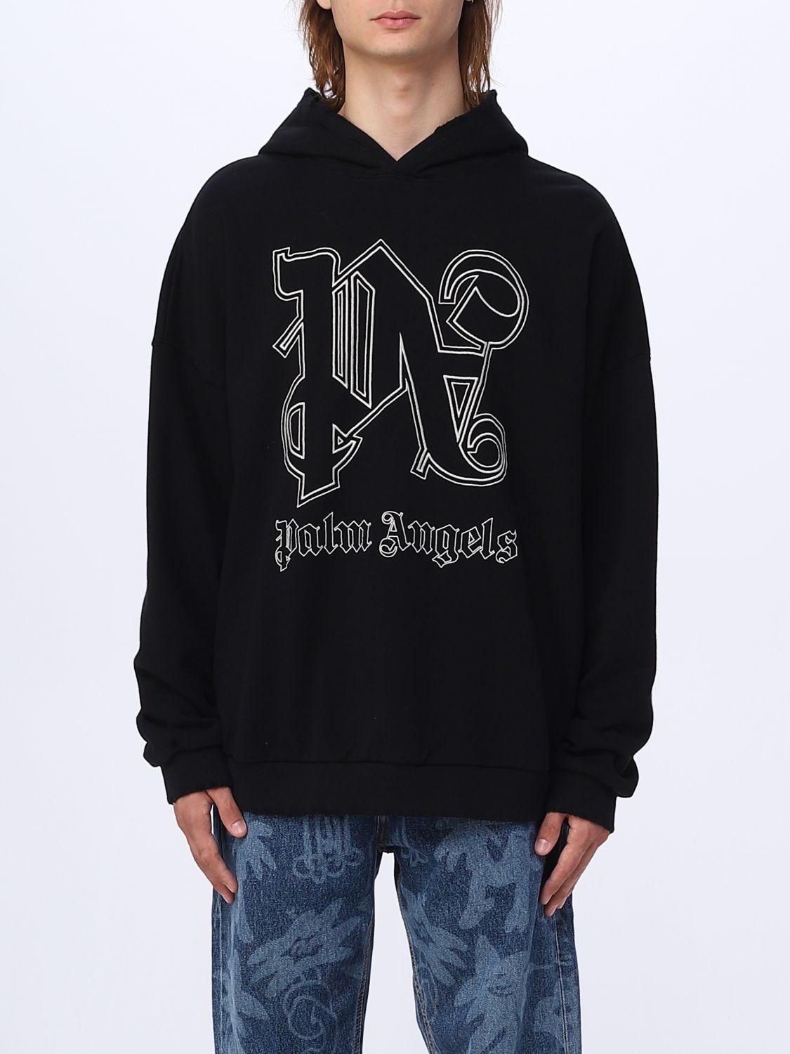 Sweatshirt Men color Black