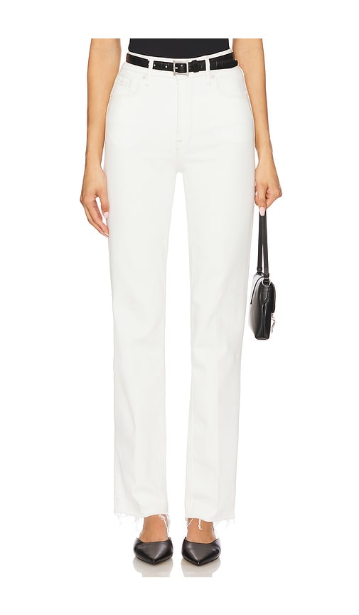 Good American Good Icon Straight Jeans in White. -  6 also in 0, 00, 10, 12, 14, 16, 18, 2, 20, 22