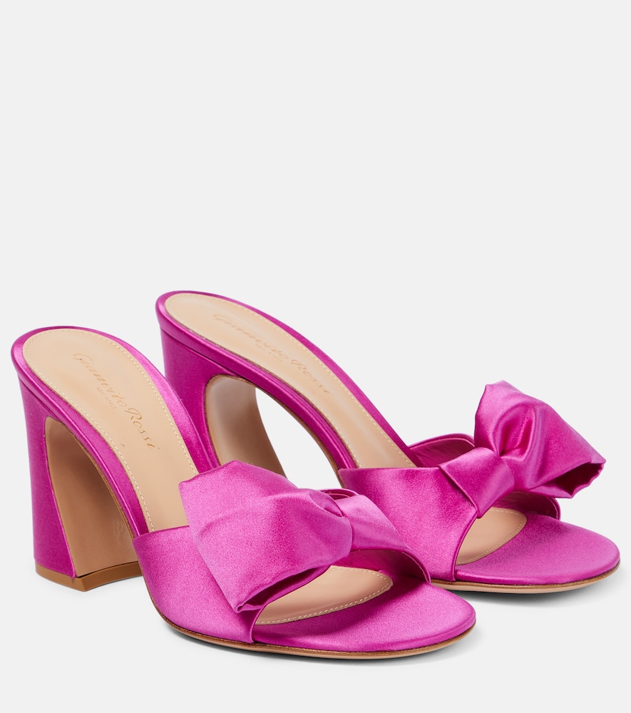 Rosie satin mules