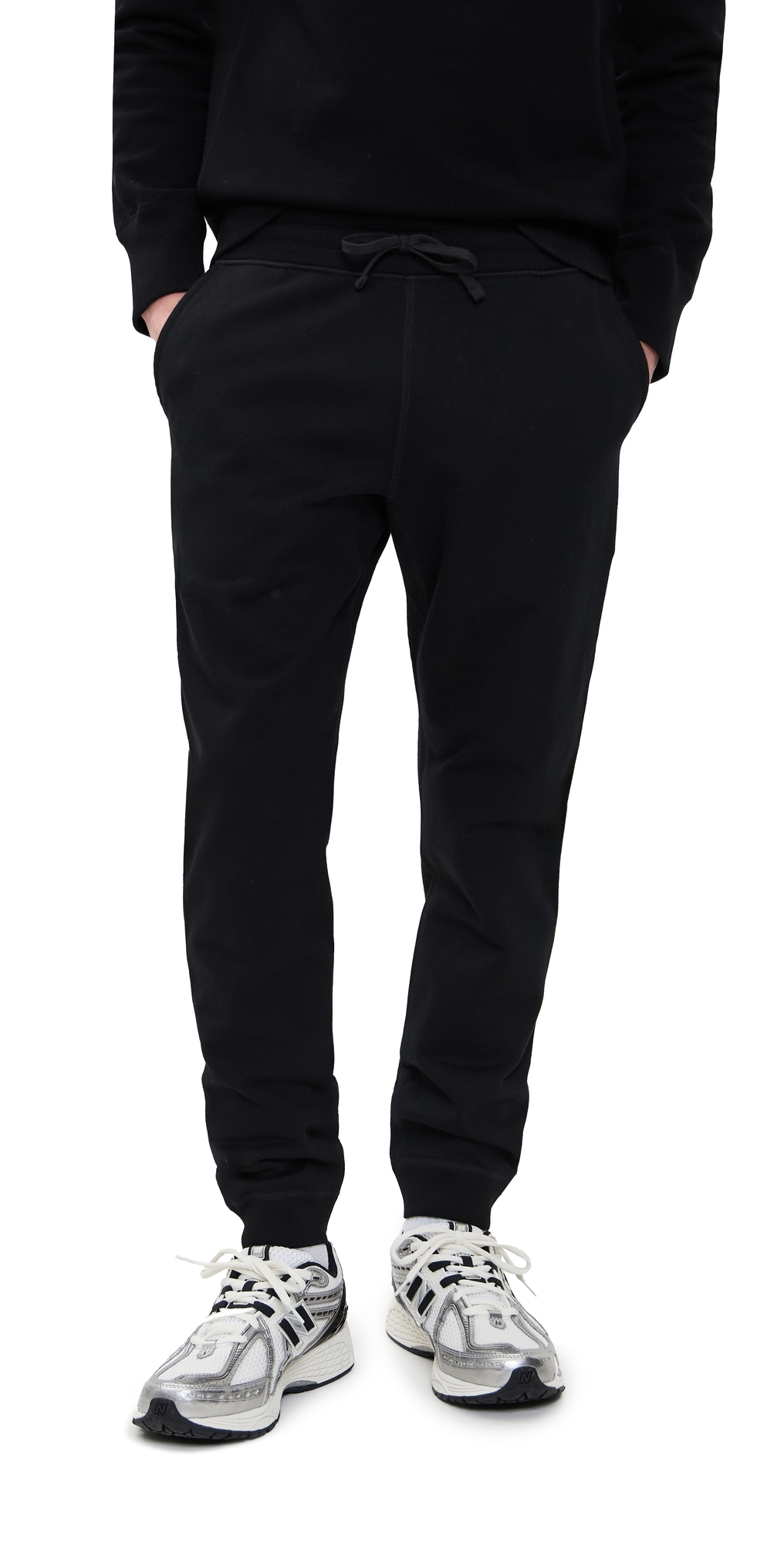 Reigning Champ Midweight Terry Slim Sweatpants Black