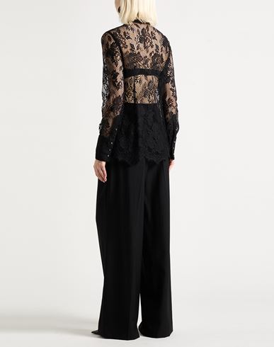 Woman Shirt Black Size 6 Cotton, Polyamide