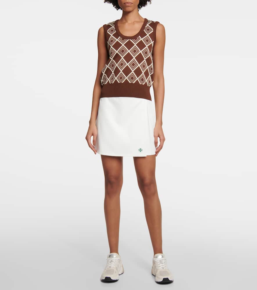 Tory Sport Jacquard vest