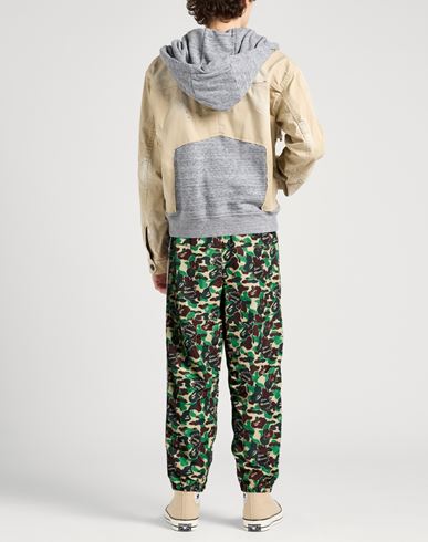 Man Pants Green Size S Polyamide
