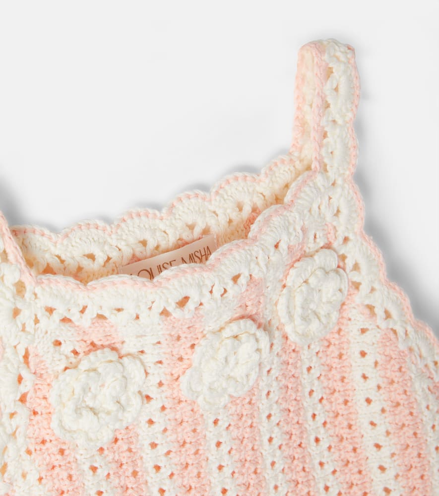 Larya crochet cotton tank top