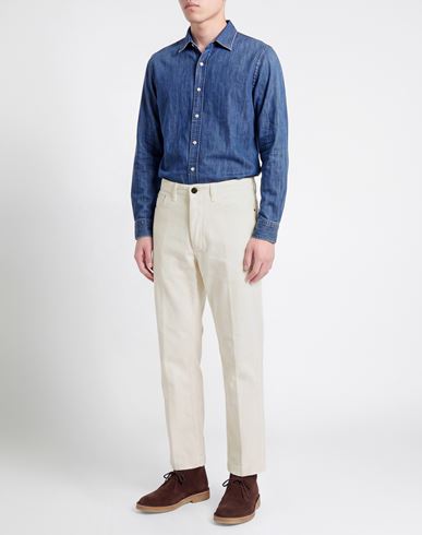 Man Pants Ivory Size 33 Cotton