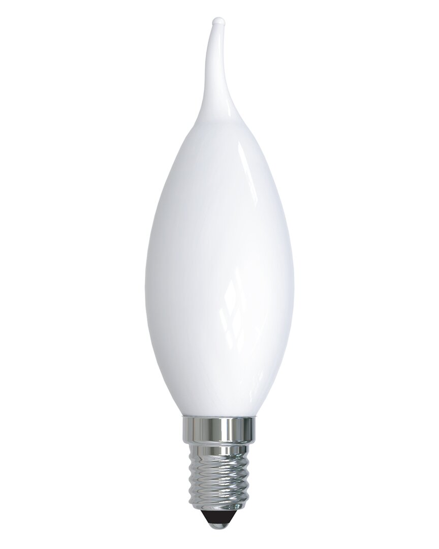 Pack Of 4-5 Watt Dimmable Milky Filament Ca10 Candelabra (E12) LED Bulb