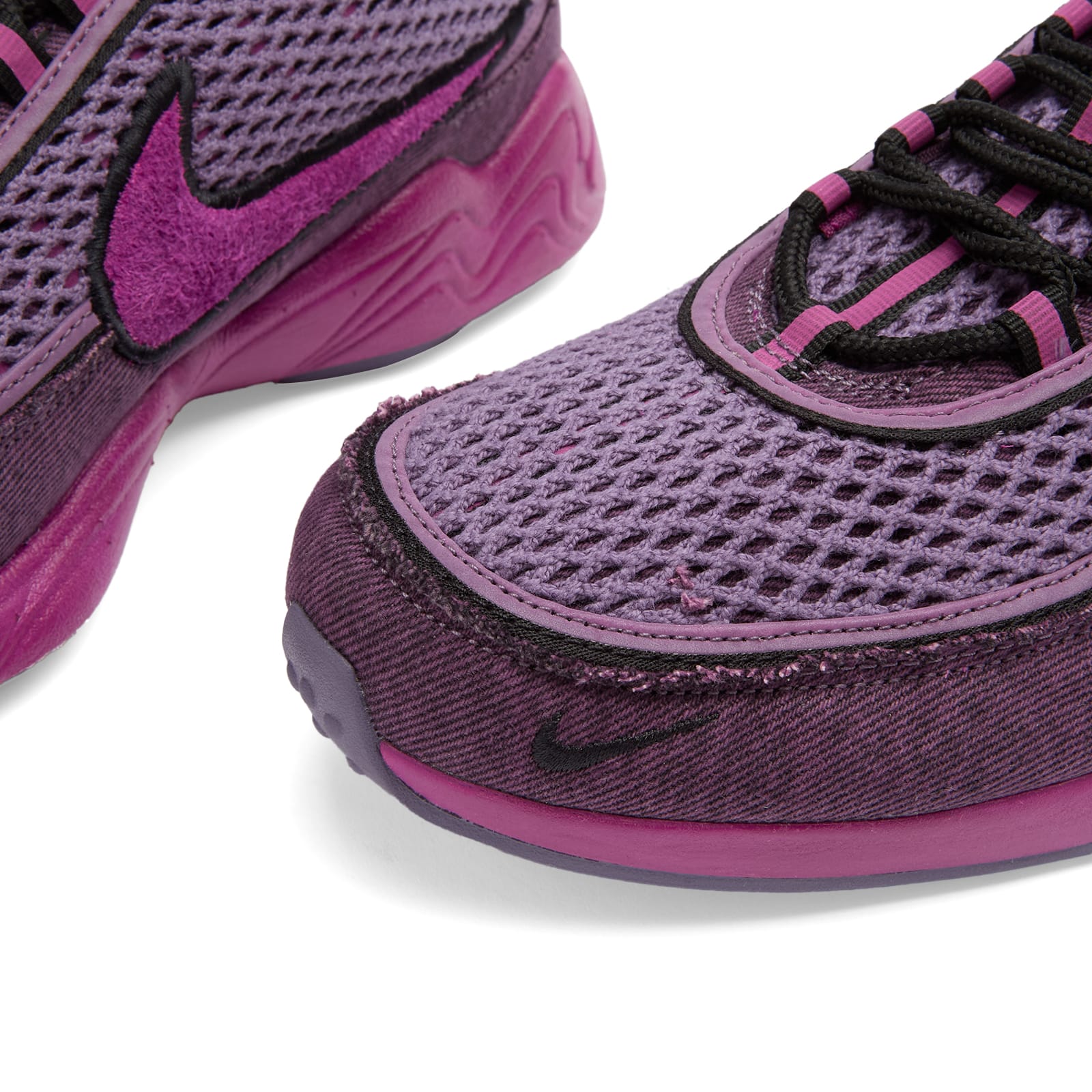 Men's Air Zoom Spiridon Prm Opp3 Sneaker in Fuchsia/Black/Purple