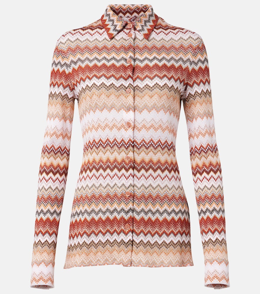 Missoni Zigzag lamé shirt