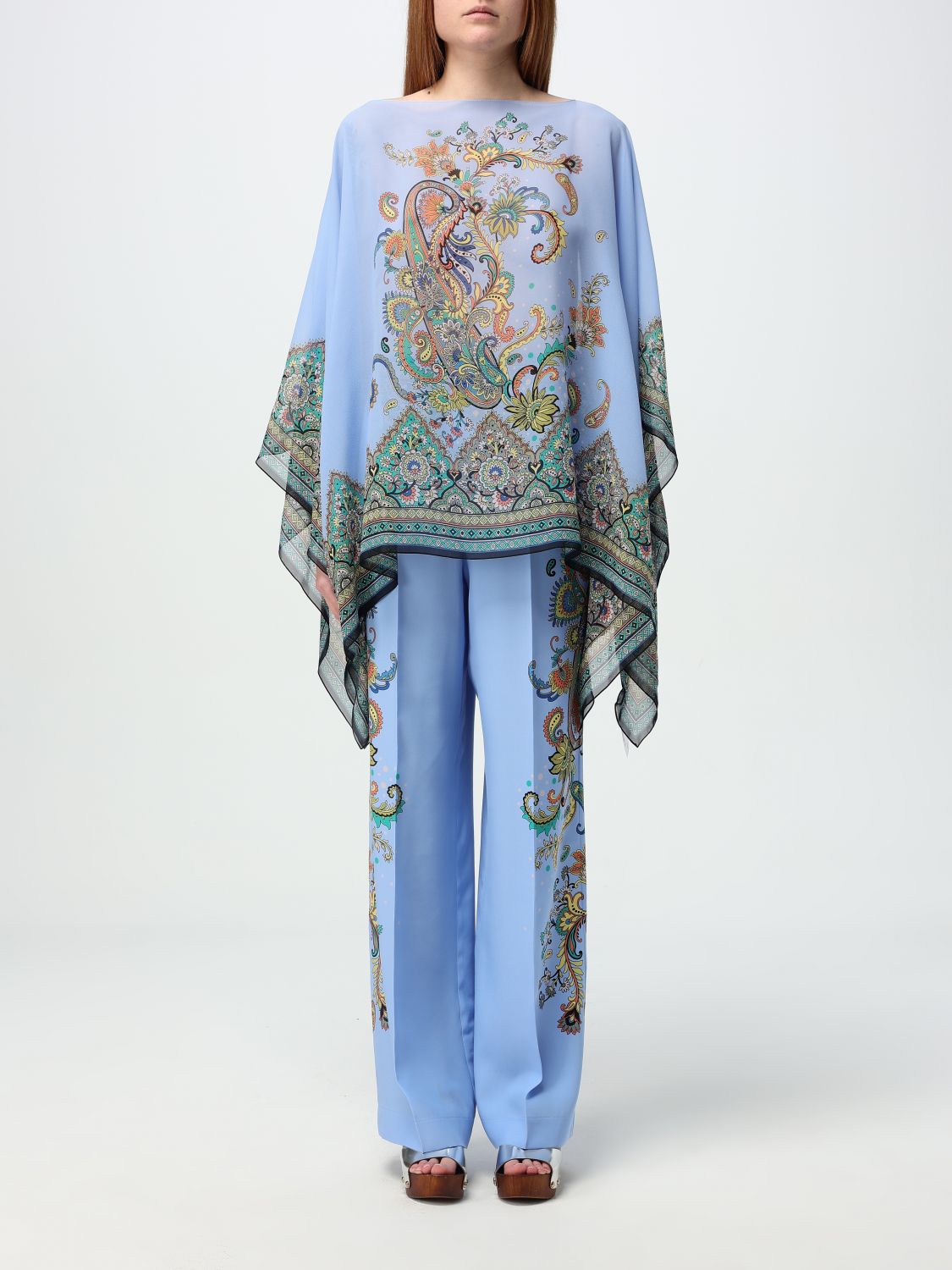 Paisley tunic - Blue