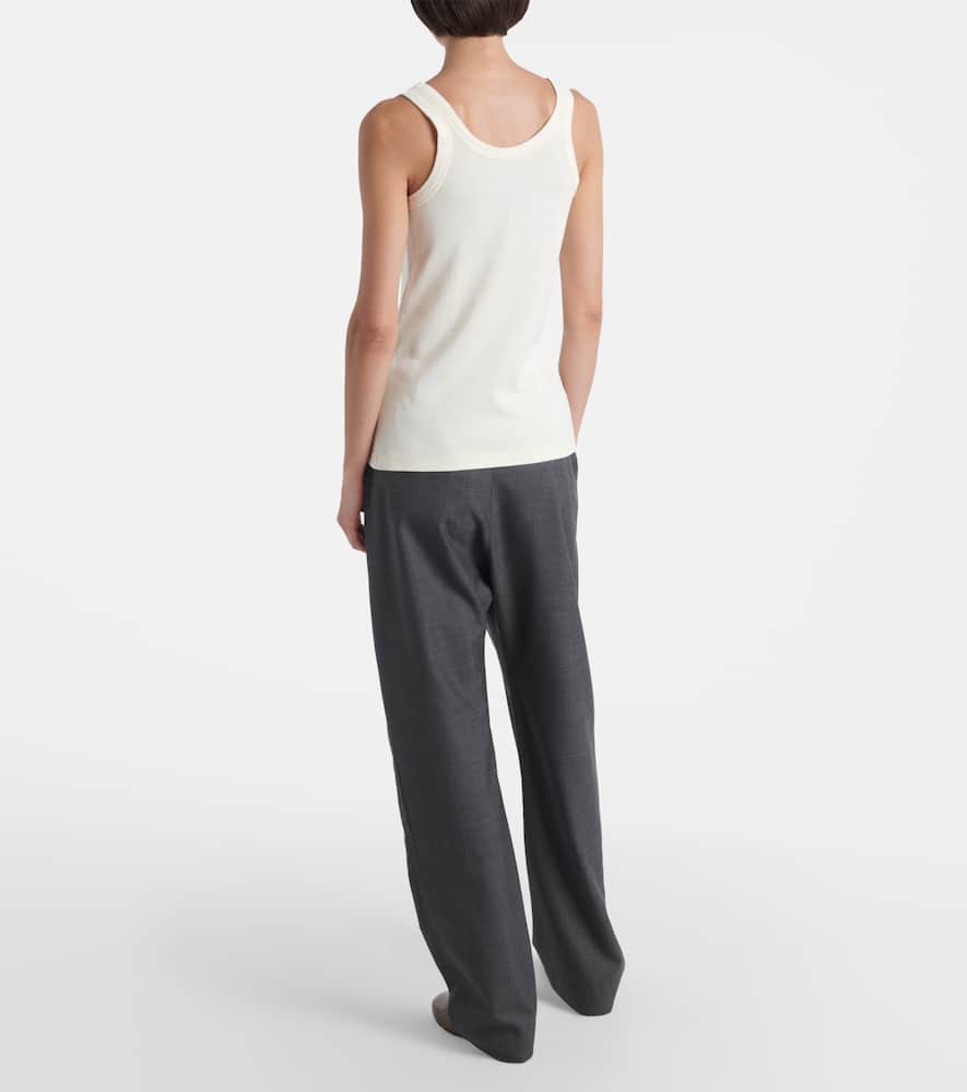 Cotton jersey tank top
