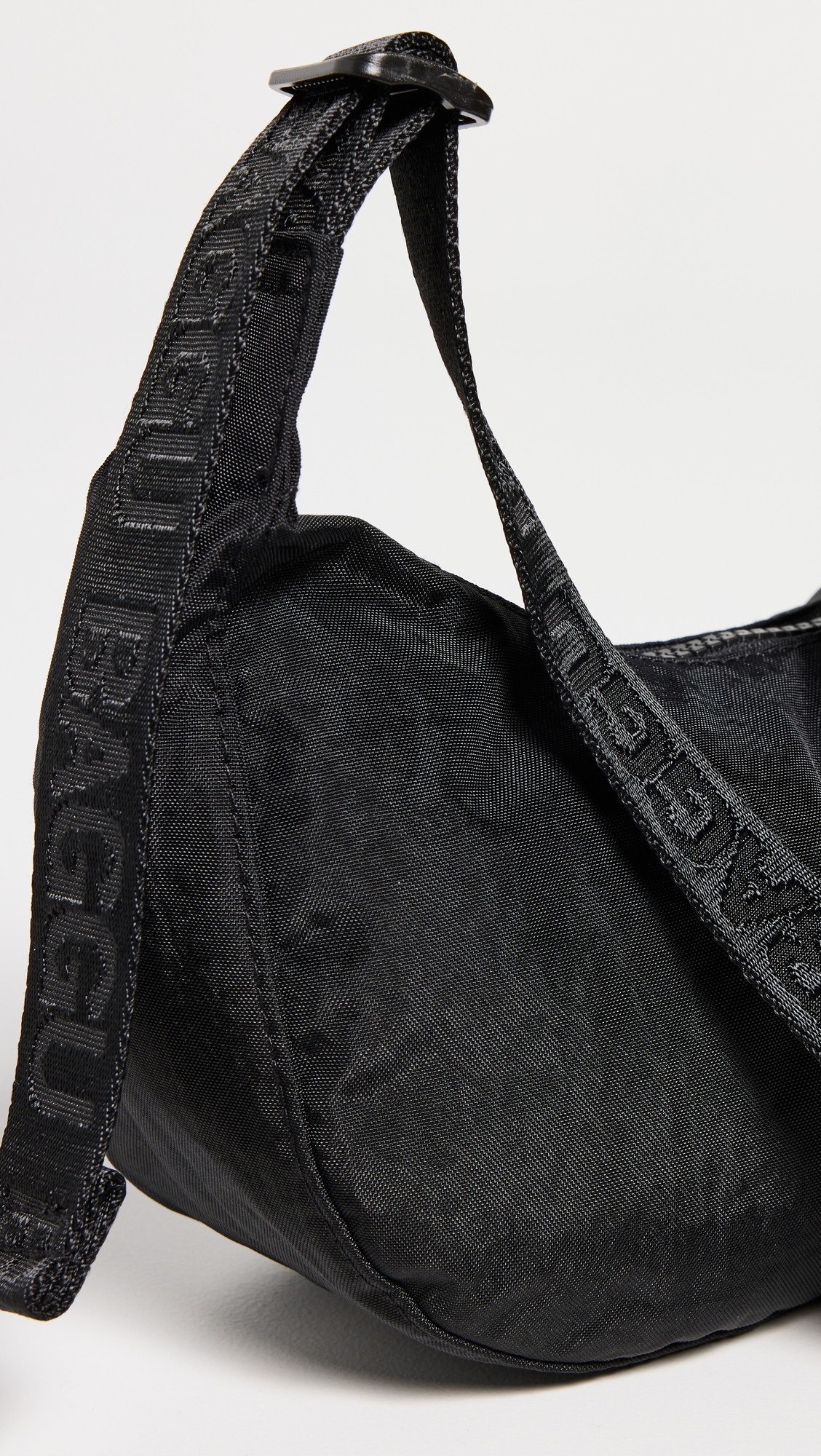 Small Nylon Crescent Bag Black One Size