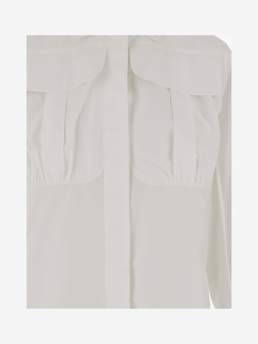 Cotton Shirt With Maxi Pockets