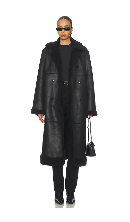 Tularosa Amalie Coat in Black. L. Also in S, XXS, XS