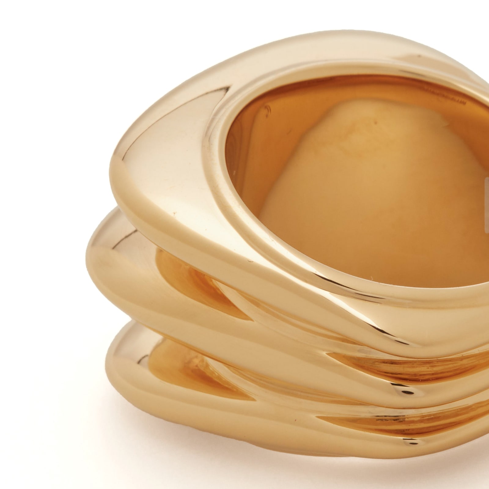 Women's Triple Ridge Ring in Gold