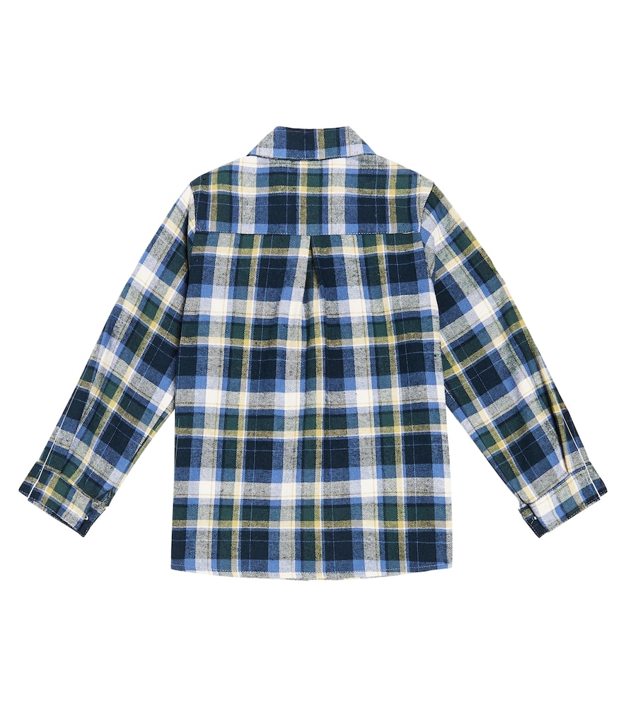 La Coqueta Nico checked cotton shirt