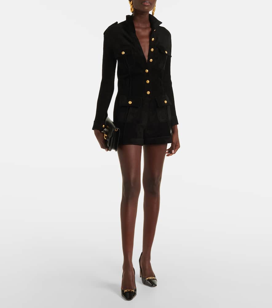 Velvet romper