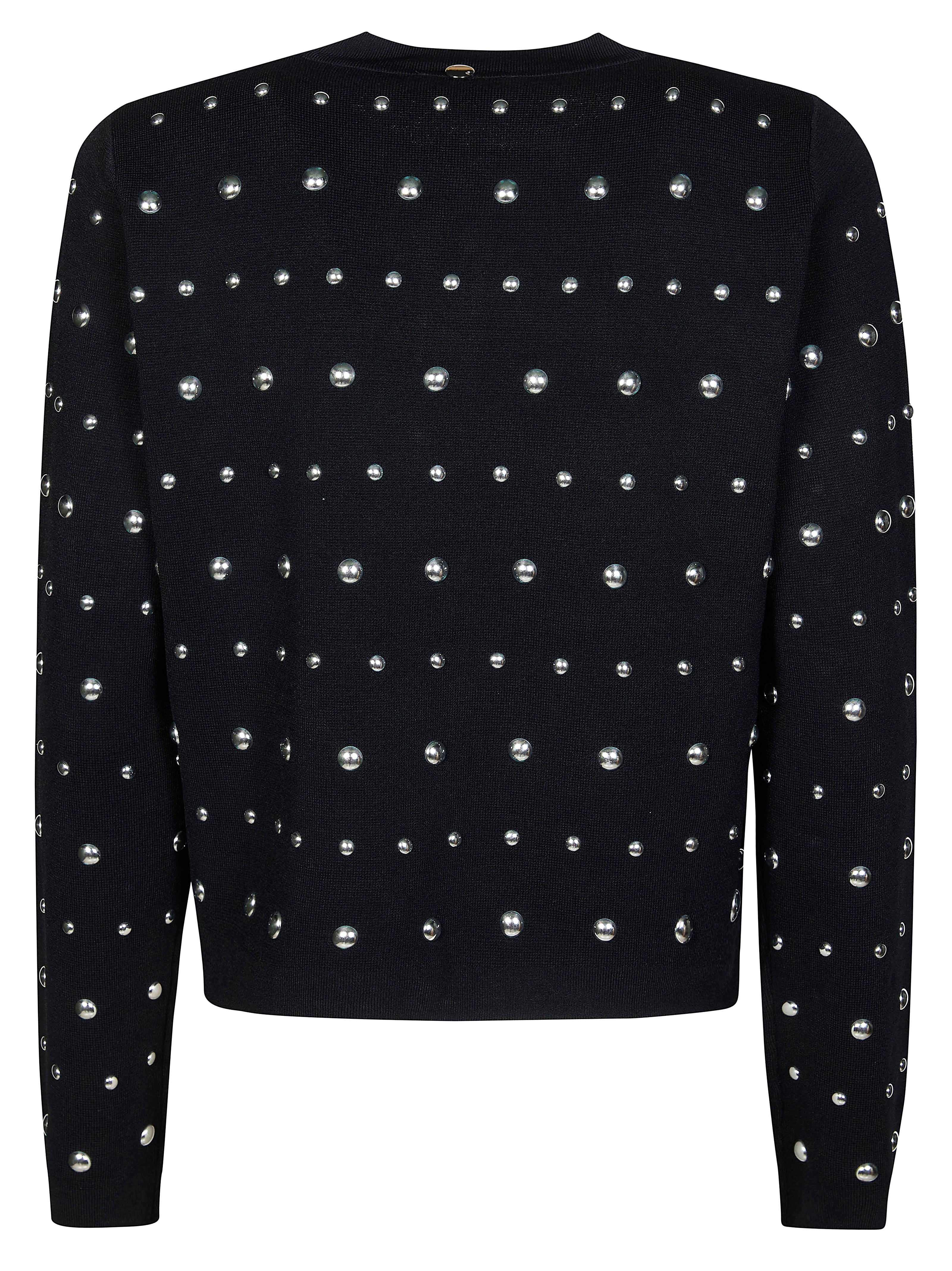 Long Sleeved Embellished Cardigan
