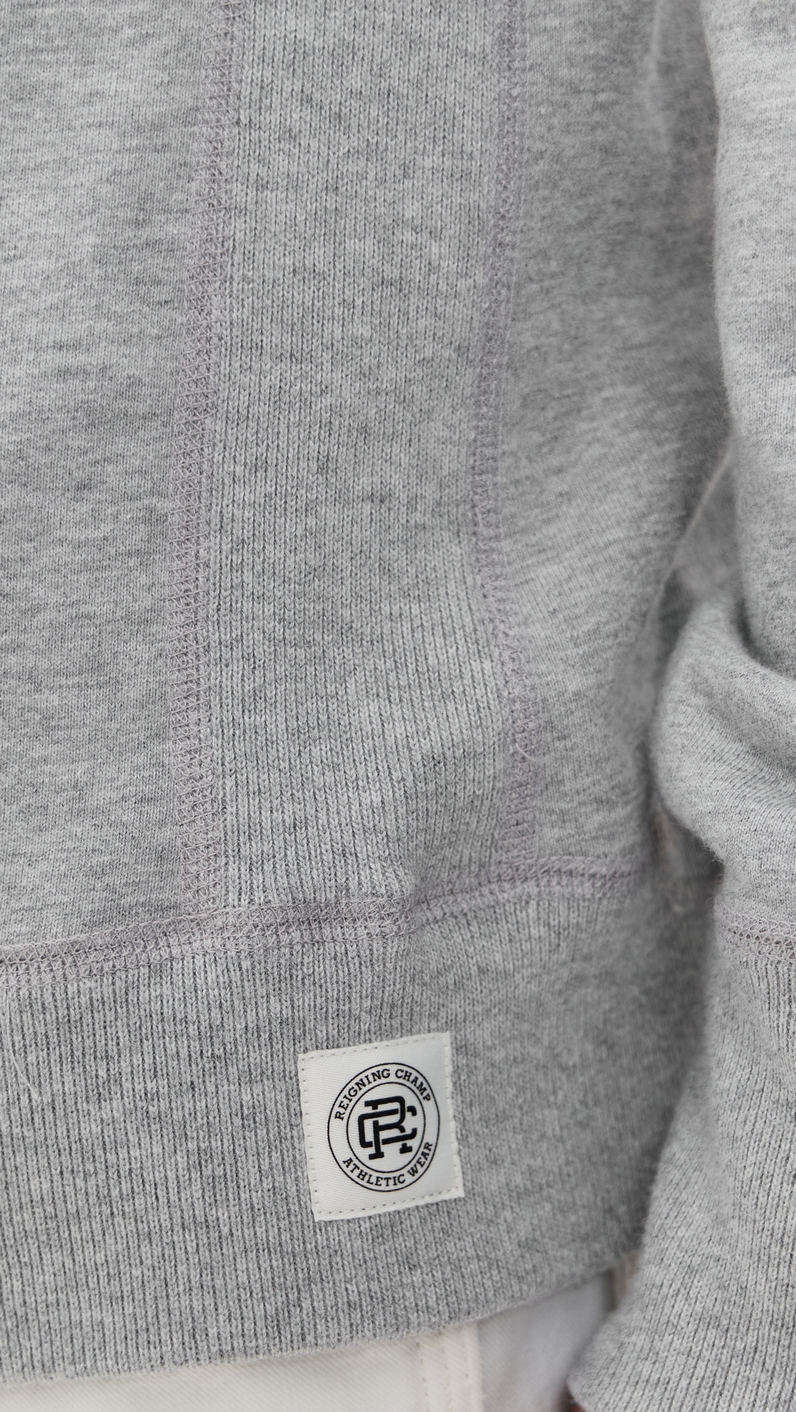 Reigning Champ Mid-Weight Terry Slim Hoodie Hgrey