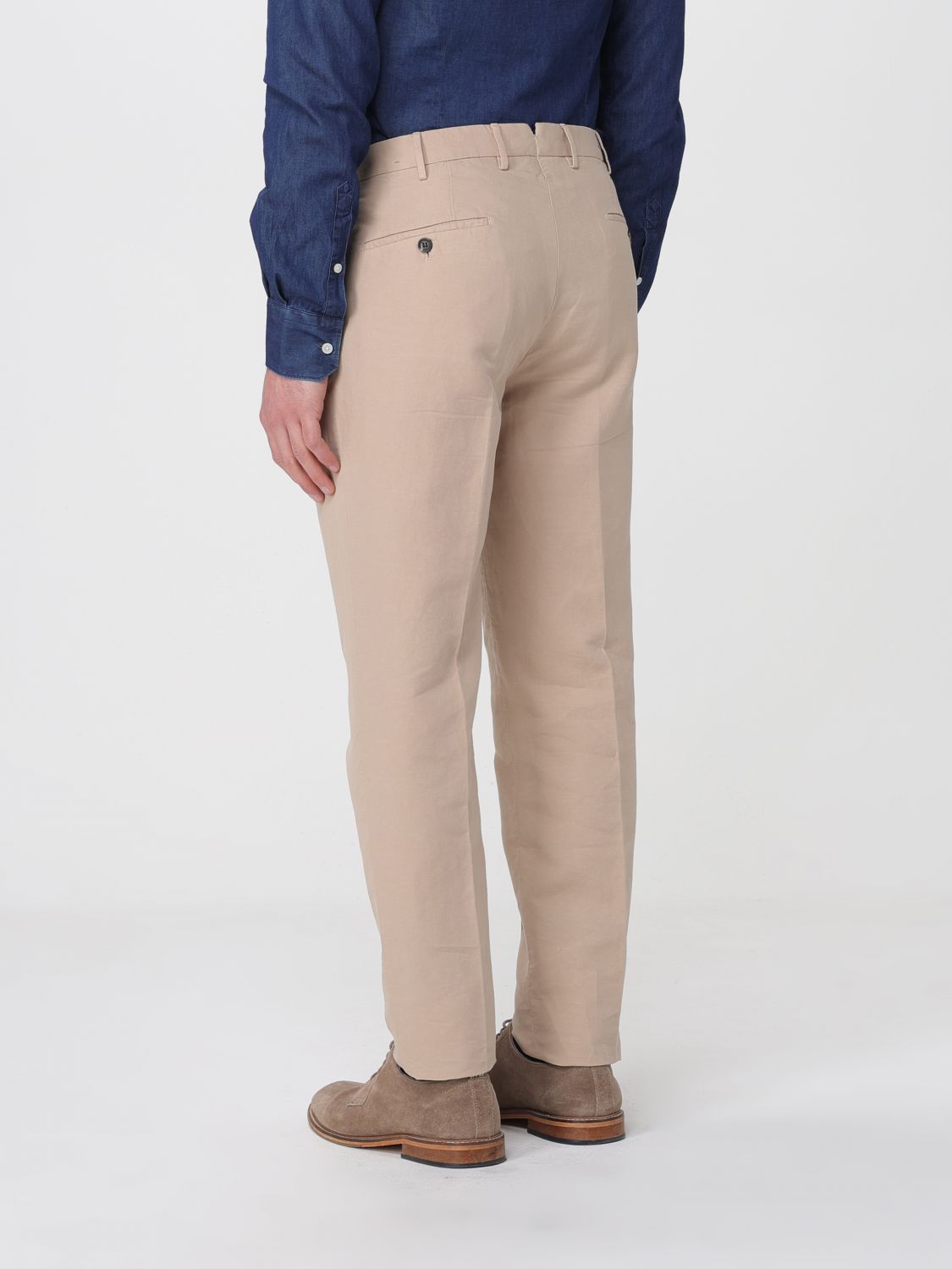 Pants Men color Beige