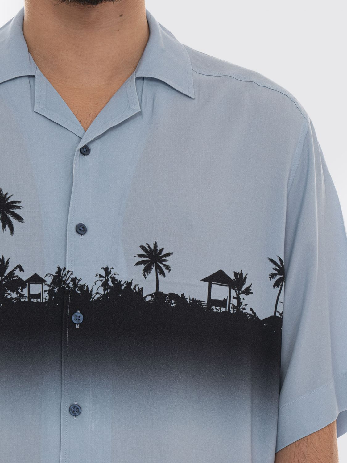 Polo Shirt Men color Sky Blue