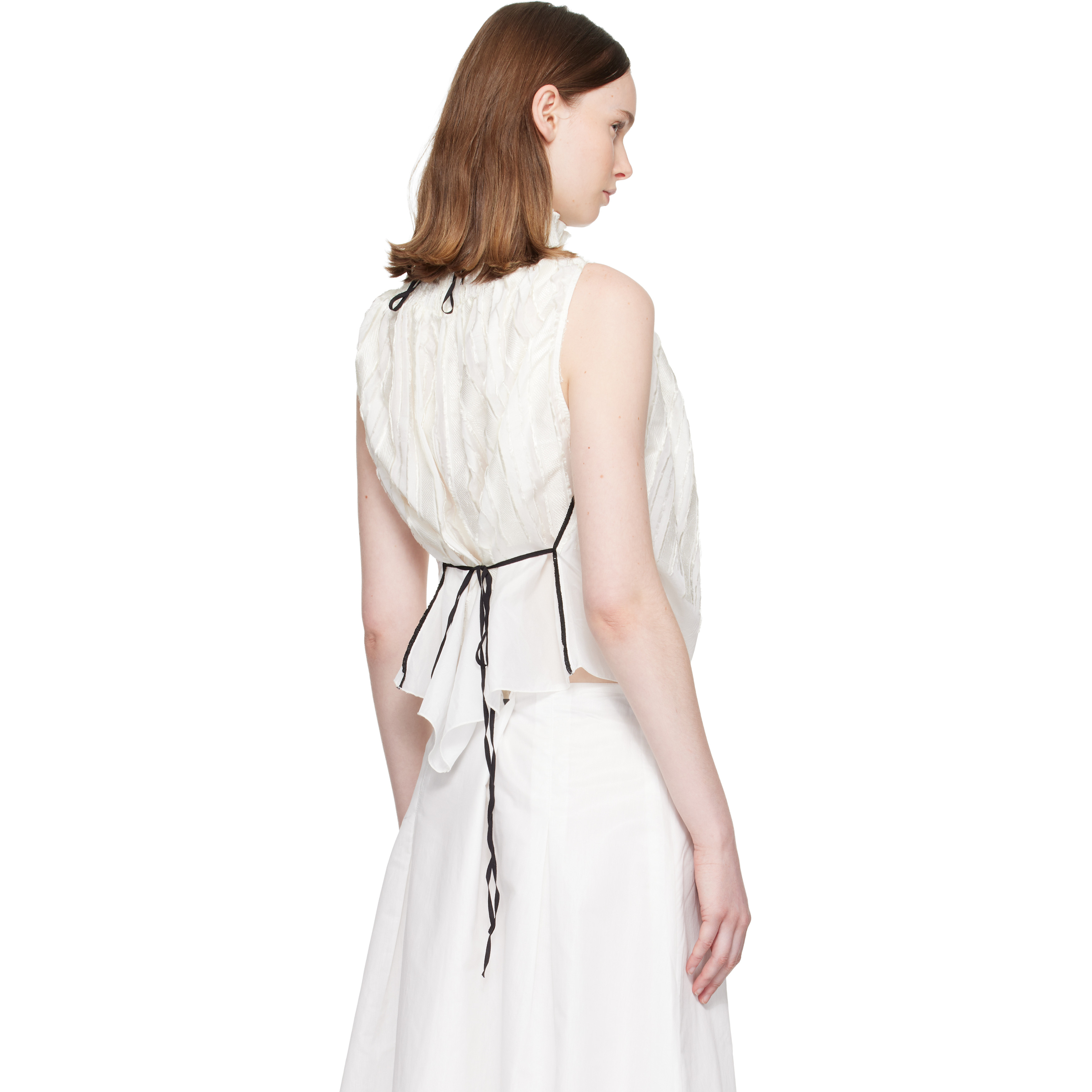 White Lupe Top