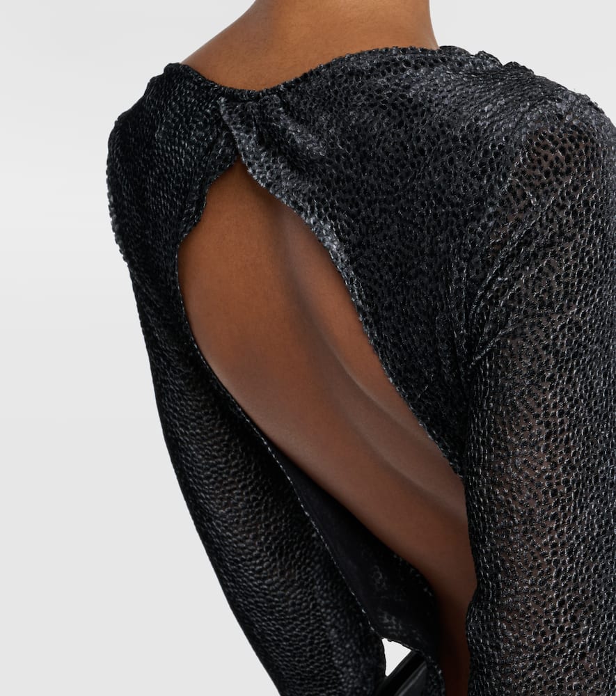 Sabrina silk-blend midi dress