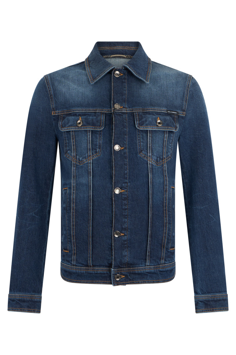 Dolce&Gabbana - straight coat collar chest pockets long sleeve