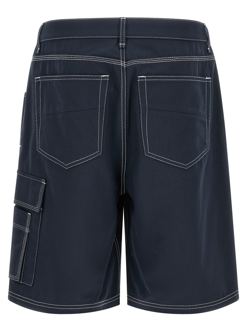 Fendi - canvas relaxed fit bermuda shorts cargo