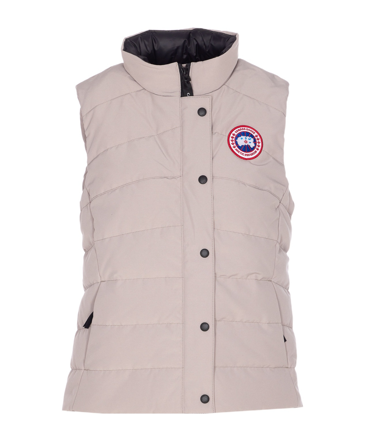 Freestyle sleeveless down jacket