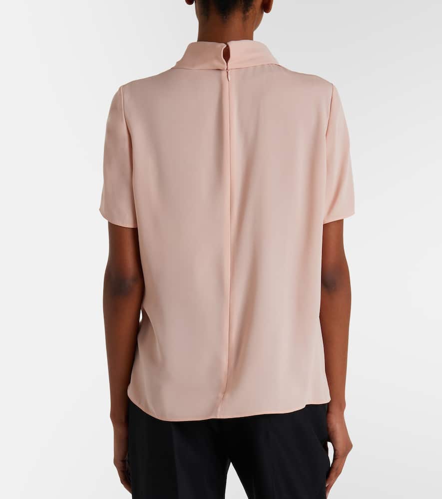 Silk georgette top