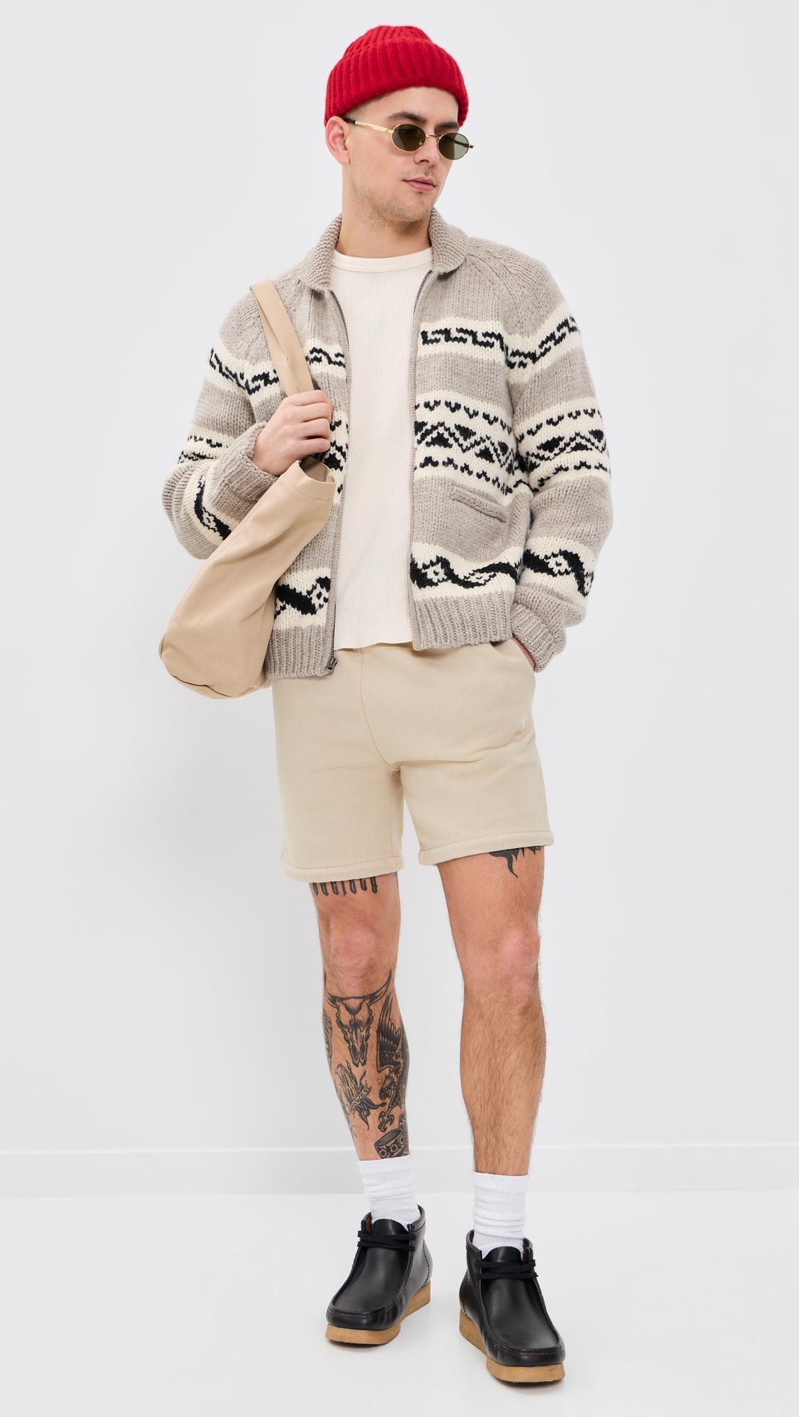 Loopback Terry Athletic Shorts 7 Stoneware Grey