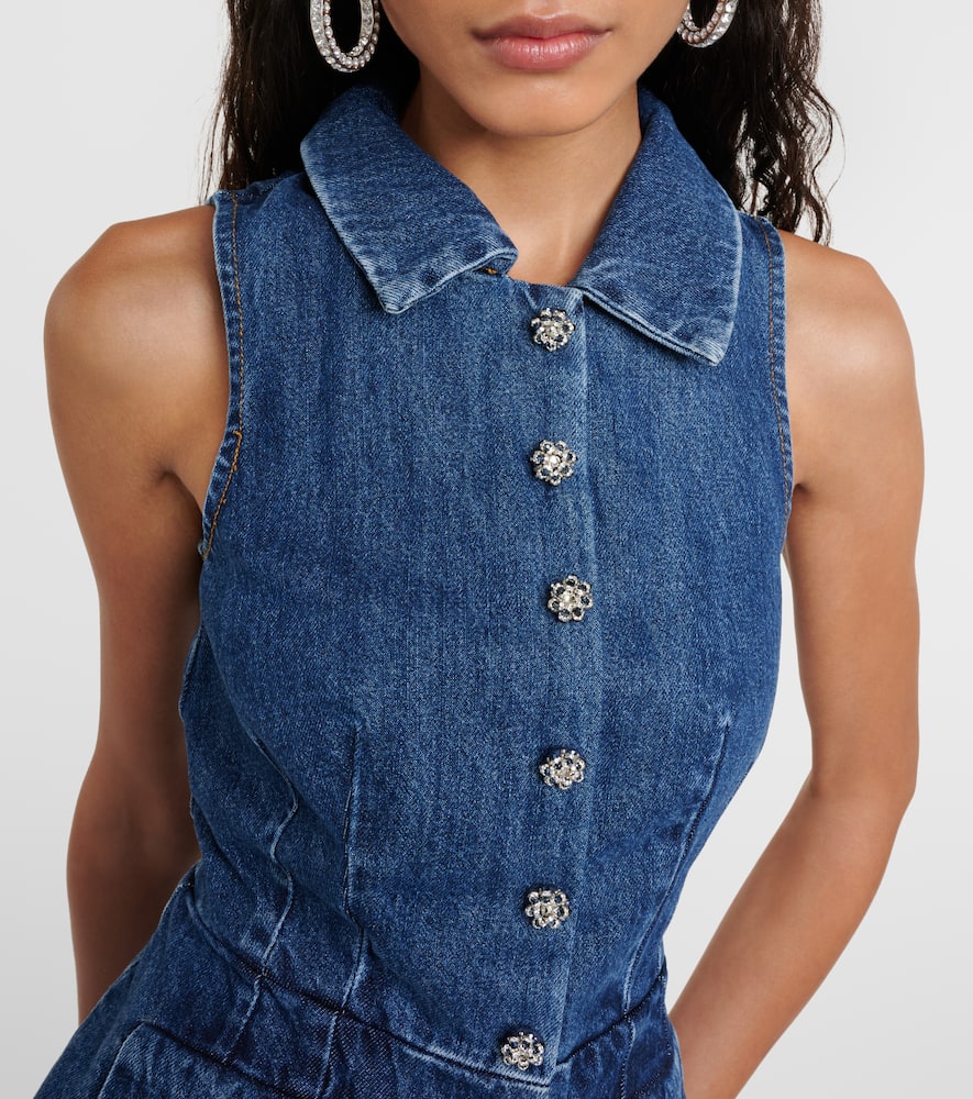 Self-Portrait Denim jumpsuit