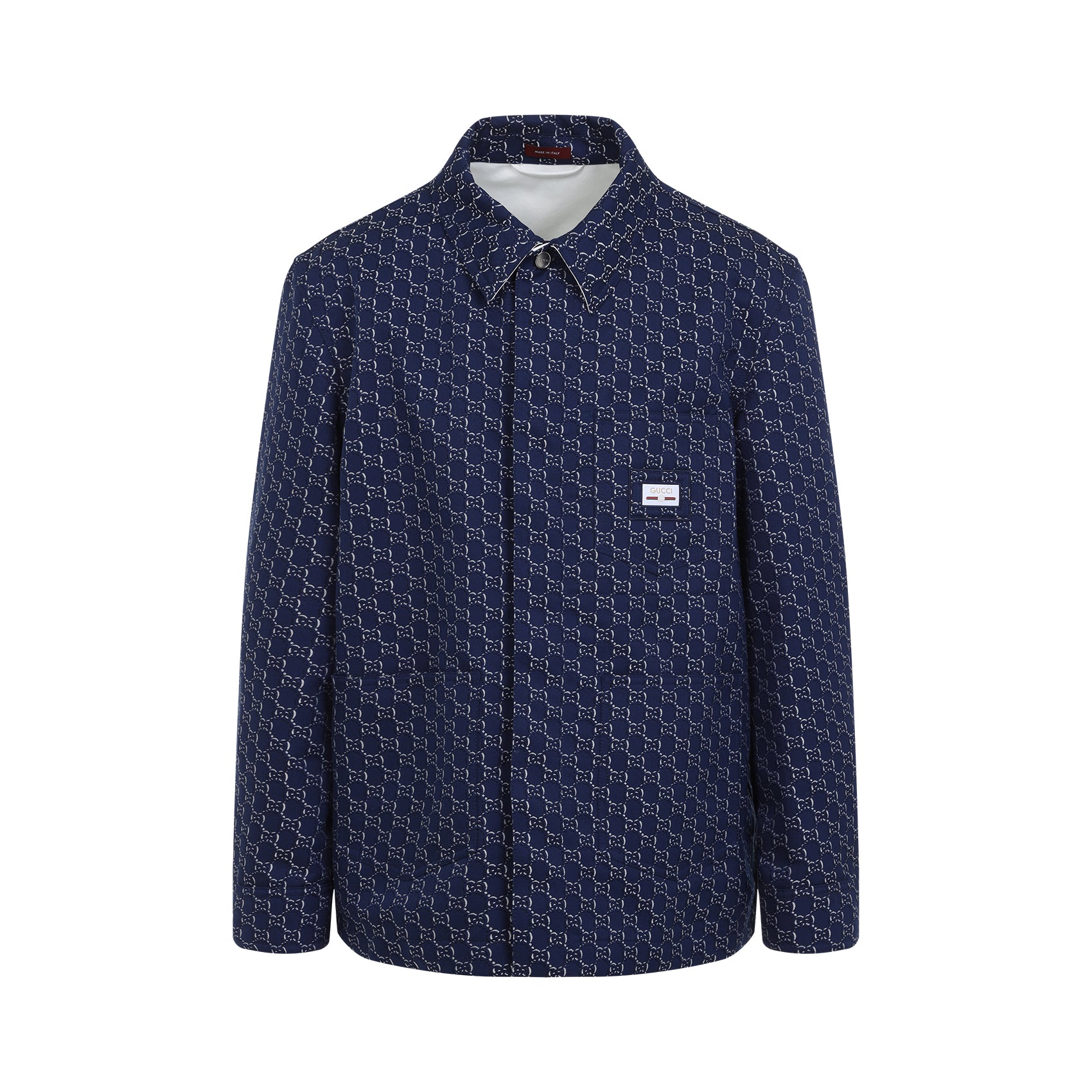 GG Logo Cotton Overshirt