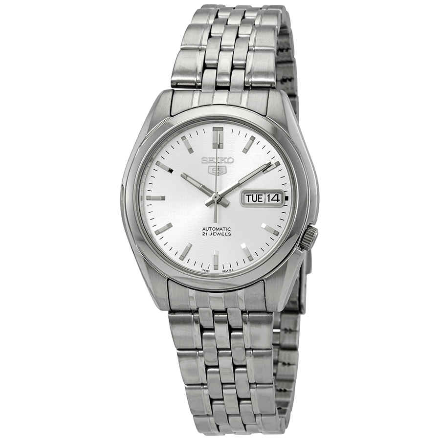 Series 5 Automatic Silver Dial Mens Watch SNK355