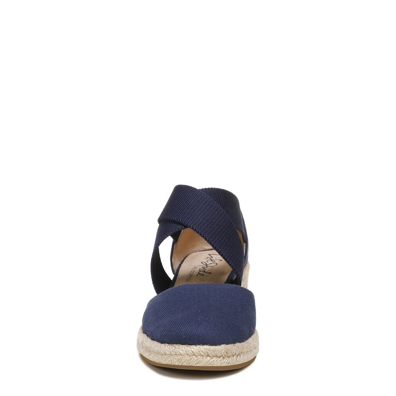 Women's Keaton Espadrille Wedge Sandals (Navy Canvas)