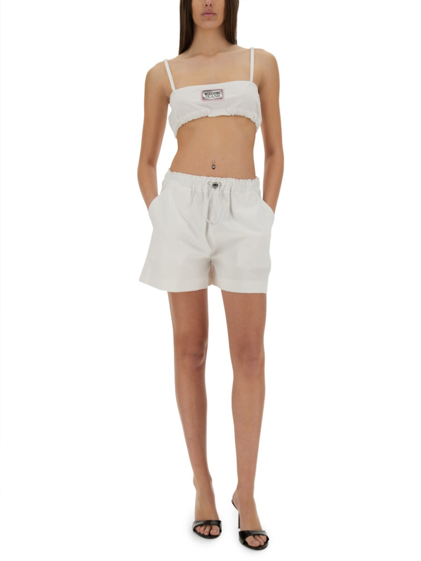 Moschino - wide fit cotton short