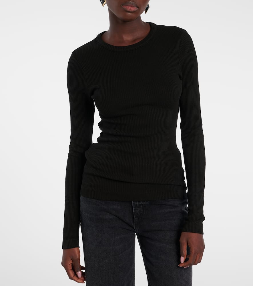 Bina ribbed-knit top