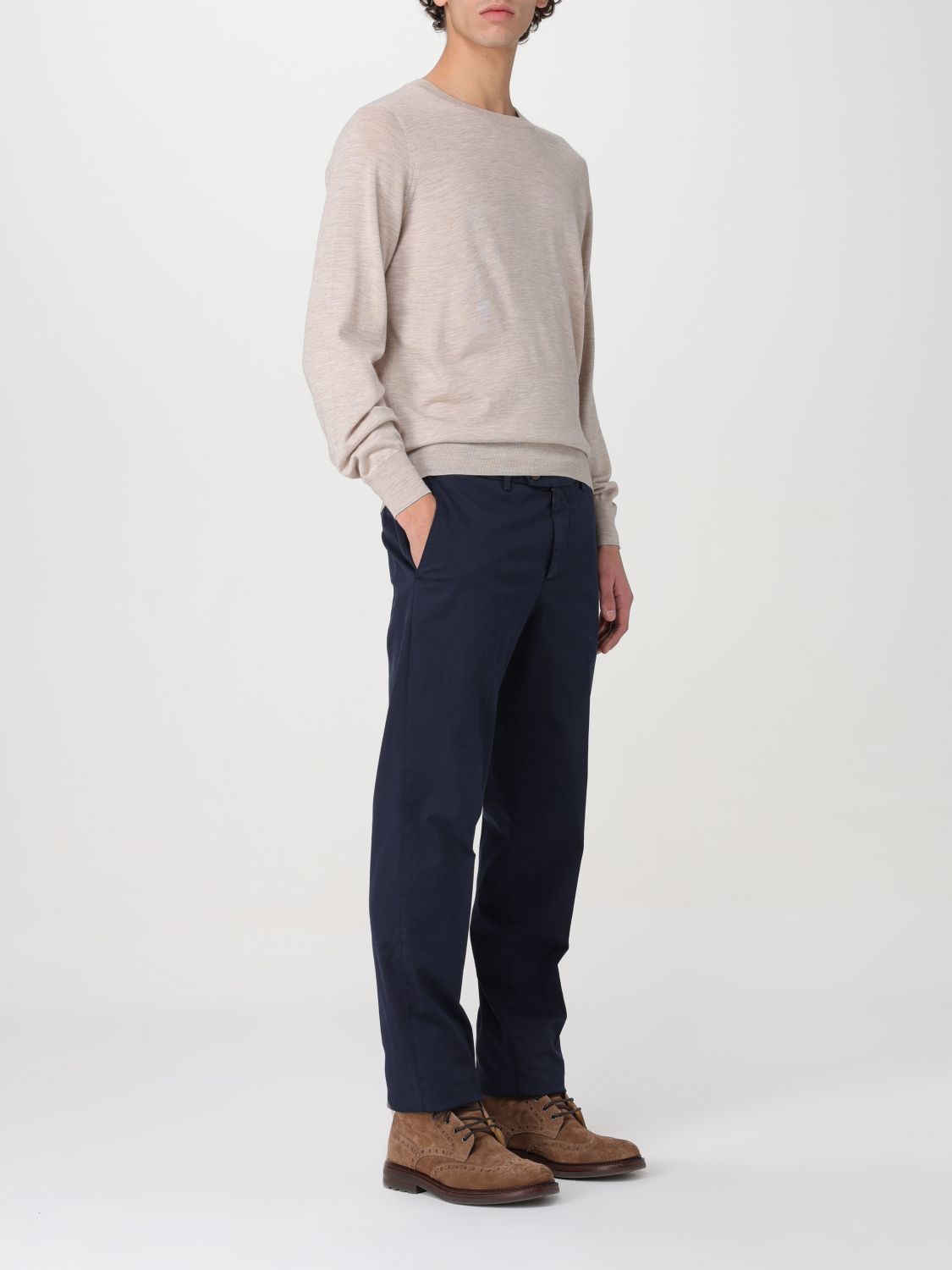 Sweater Men color Beige
