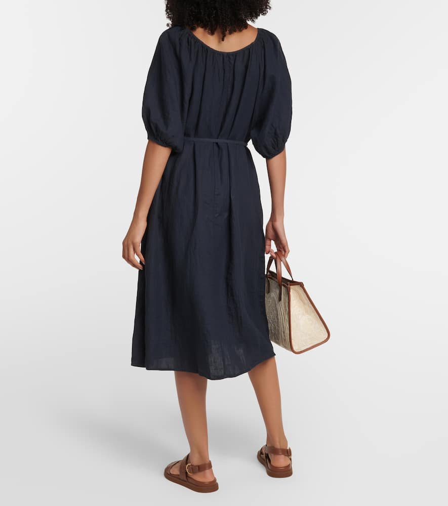 Elly off-shoulder cotton midi dress