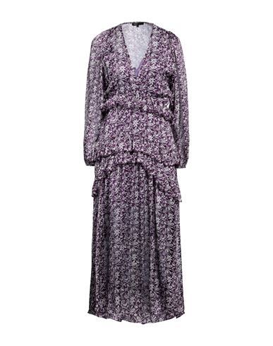 Woman Midi dress Dark purple