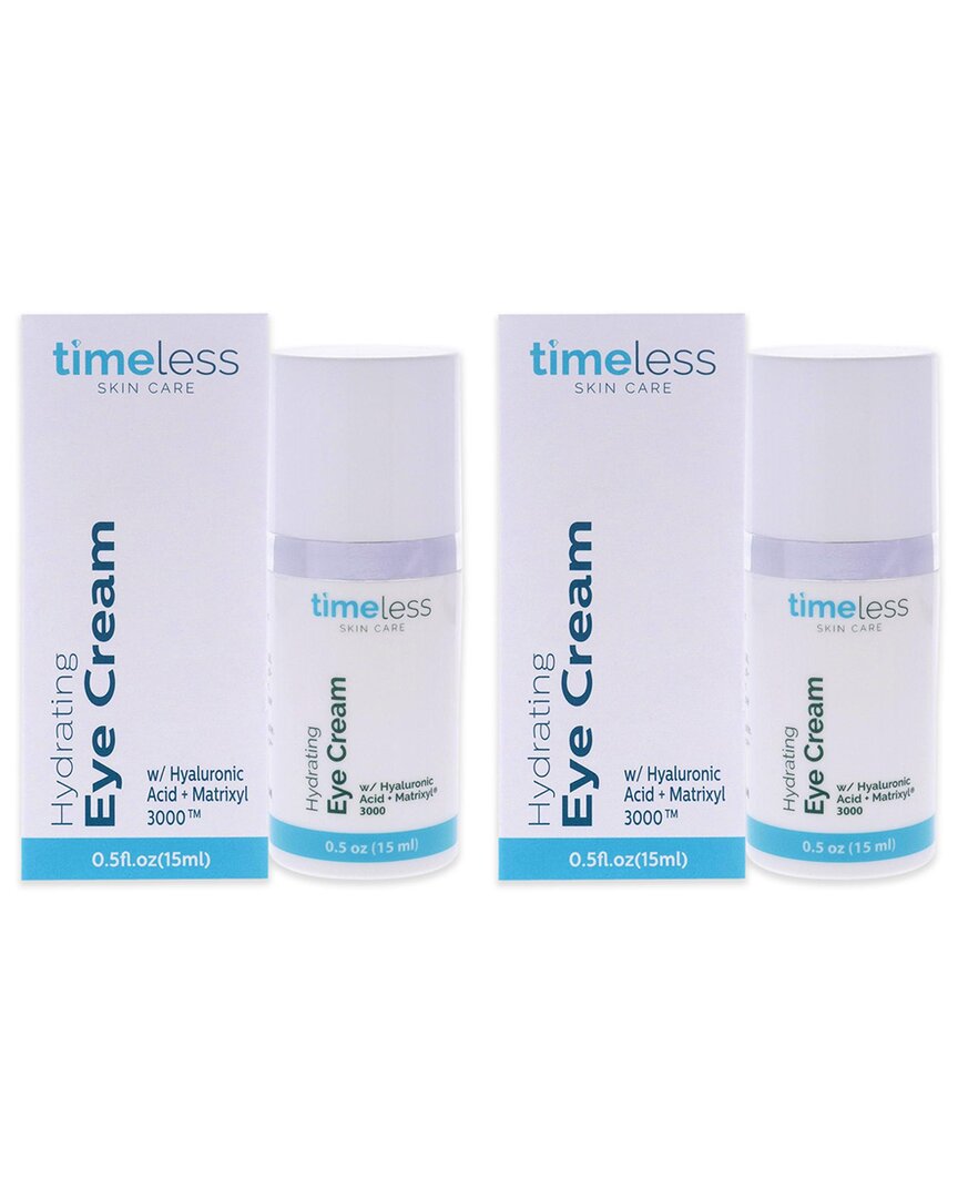 Unisex 0.5Oz Hydrating Hyaluronic Acid Eye Cream - Pack Of 2