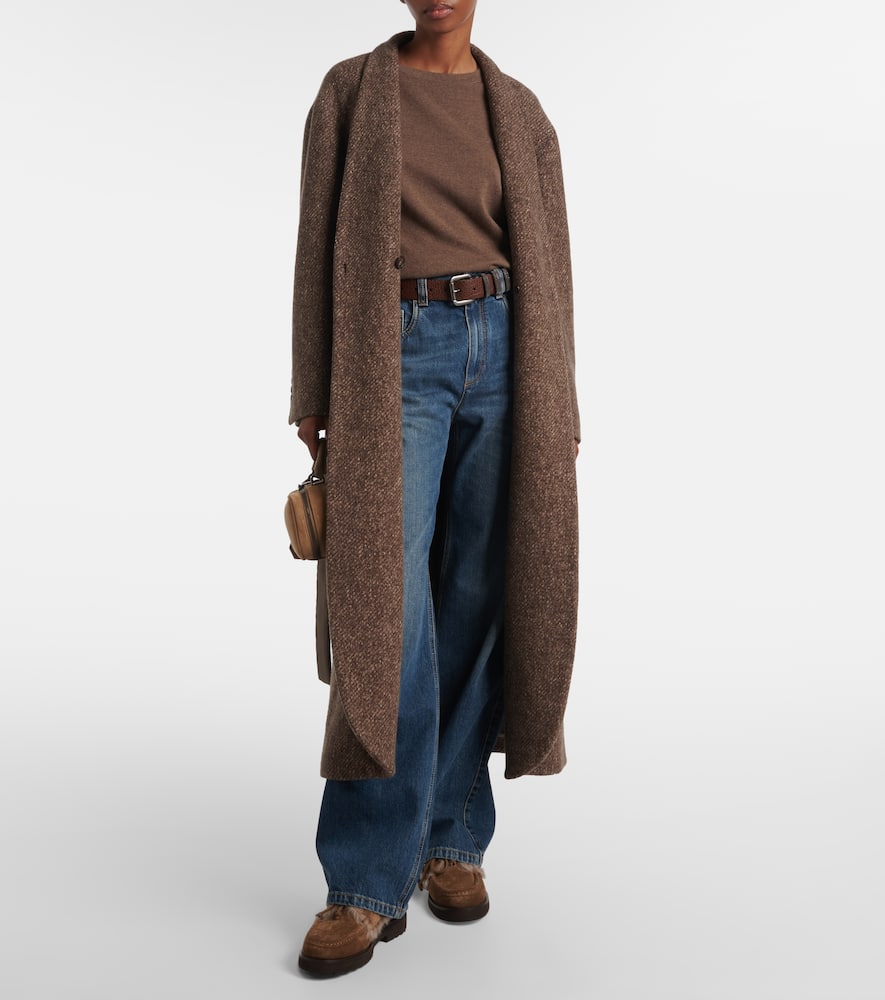 Monili high-rise wide-leg jeans