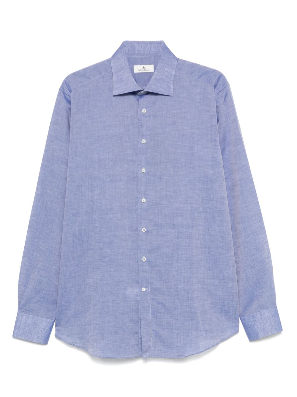 Linen-cotton shirt - Blue