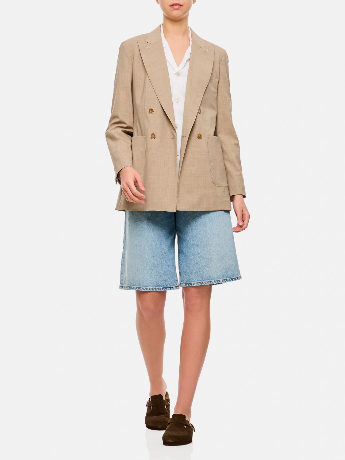 Blazer MAX MARA Woman color Brown