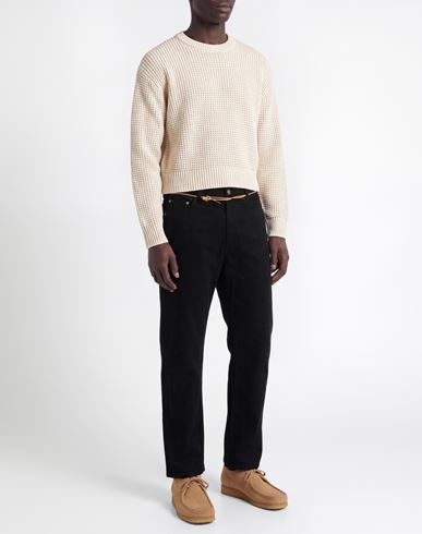 Man Pants Black Size 33 Cotton, Elastane